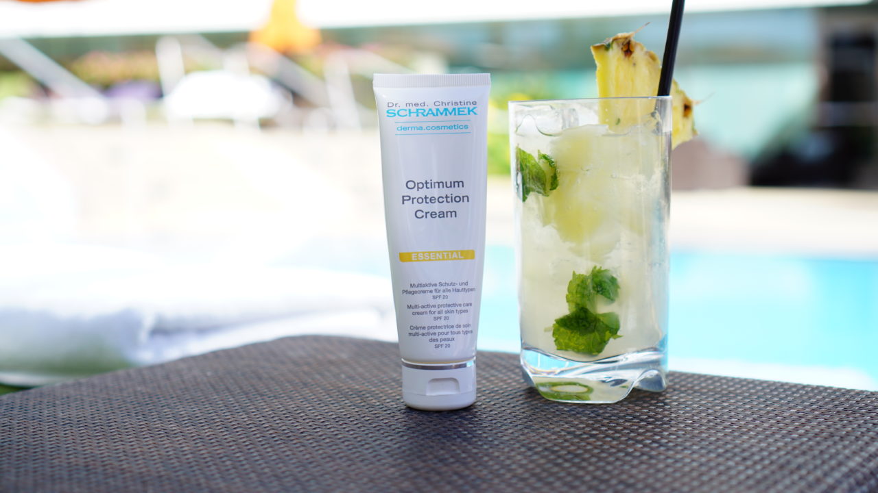 Mandarin Oriental Pool Drinks and Sunscreen