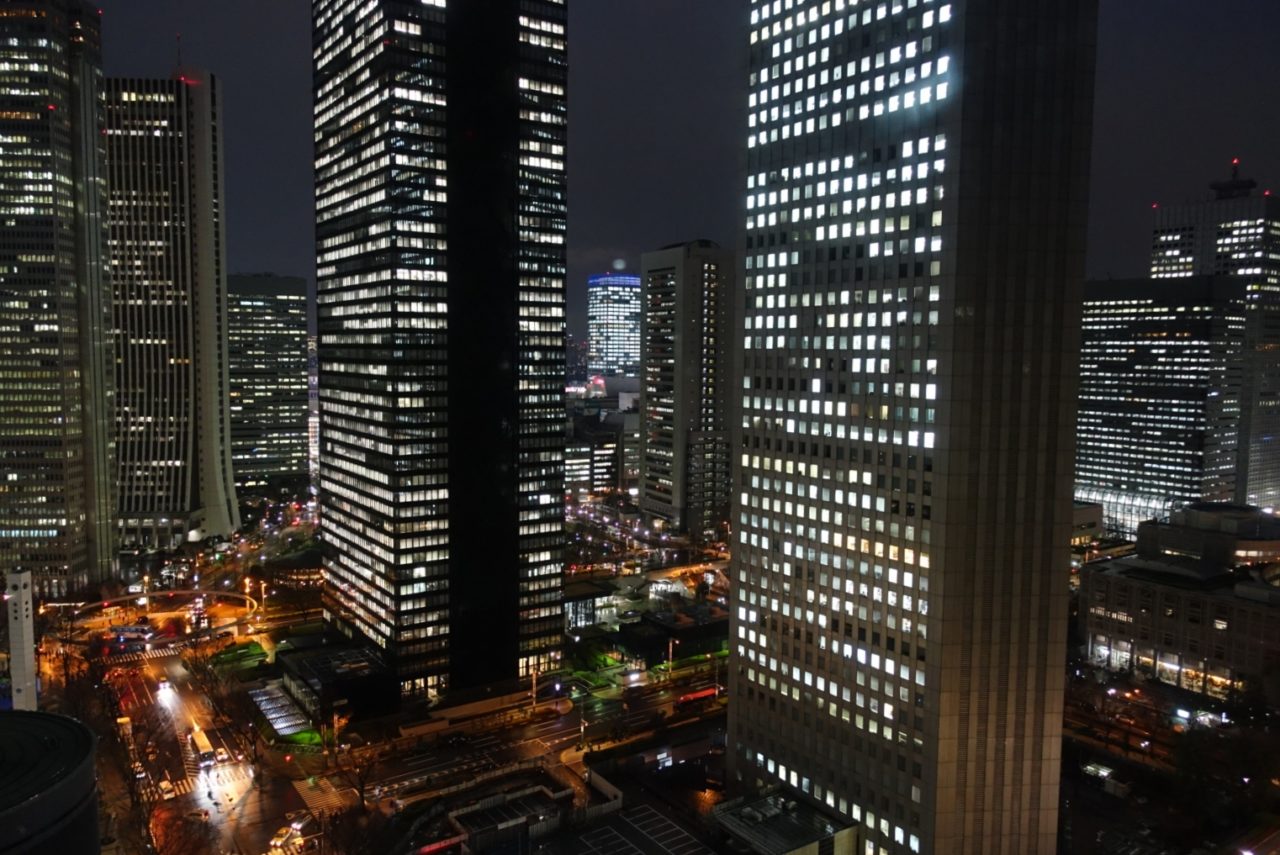 Tokyo Shinjuku view night