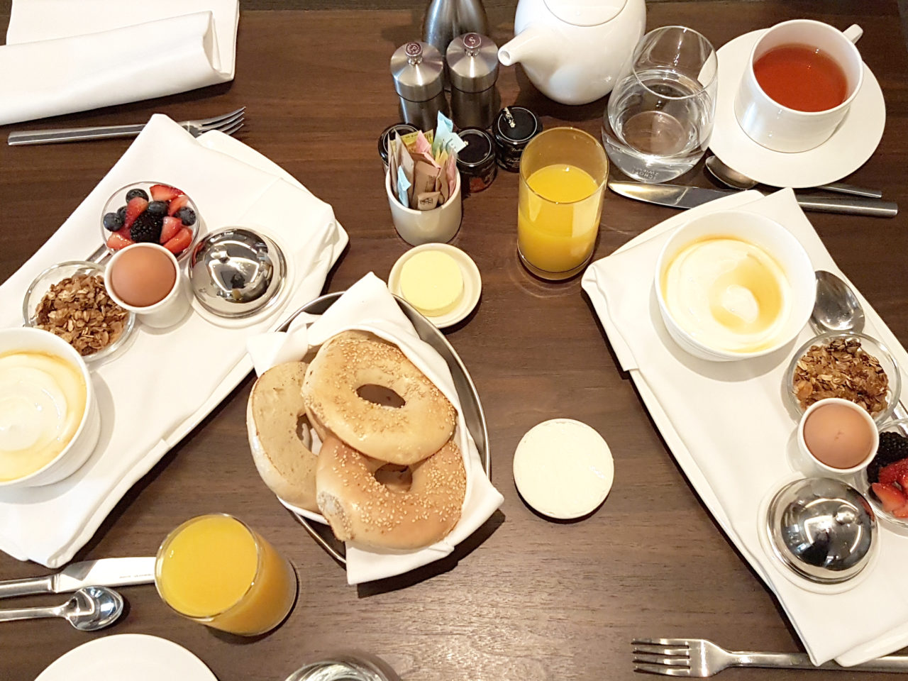 Continental Breakfast at The Knickerbocker Hotel.