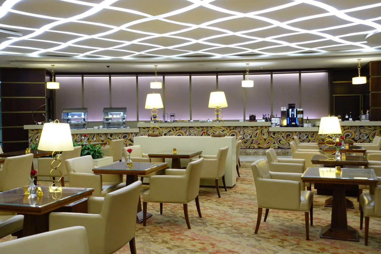First class lounge seating