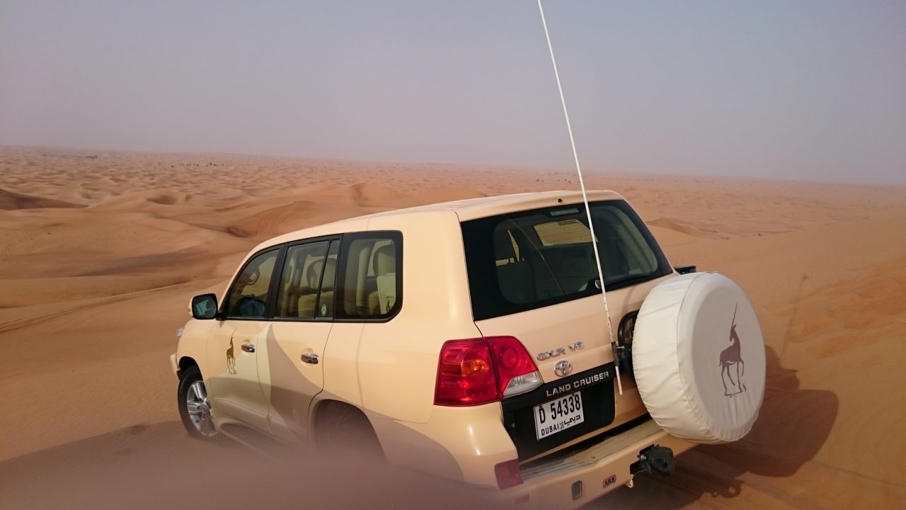 Dubai dune bashing