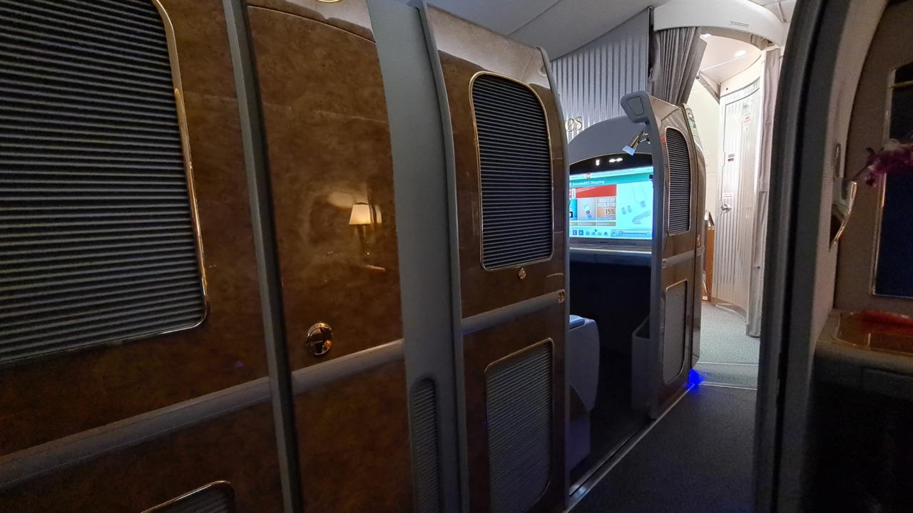 Emirates A380 cabin