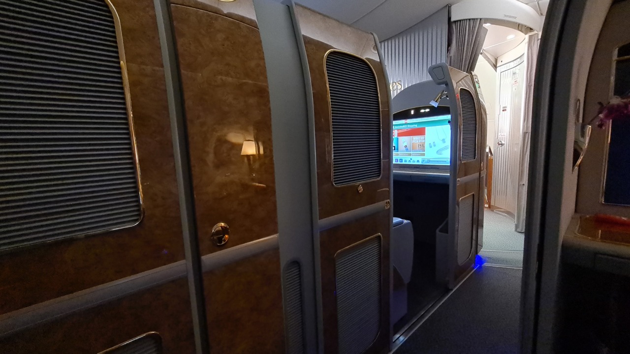 Upgrade to a first class airline suite to relish your time in the sky